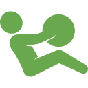 pilates ball icon