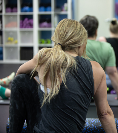 Functional stretching workout at ReformYou fitness studio